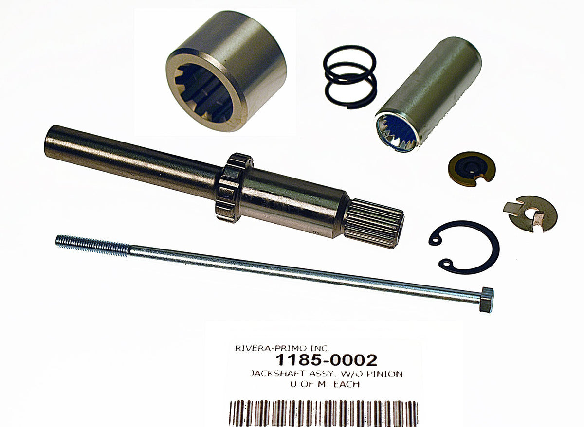 Jackshaft, Chaindrive w/o Pinion Gear 1994Up Big Twin Rivera Primo