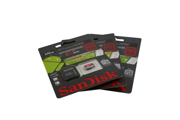 32 GB CLASS 10 ULTRA MICRO SD MEMORY CARD BY SANDISK. RETAIL PACKAGE WITH CLAMSHELL - Rivera Primo