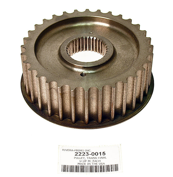 32 TOOTH TRANS FINAL DRIVE PULLEY. FITS 1994-2020. - Rivera Primo