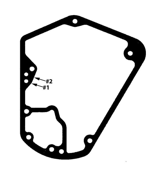 CAM COVER GASKET. FITS 1993-1999 BIG TWIN CAM COVER. (PACKAGE QTY 5). - Rivera Primo