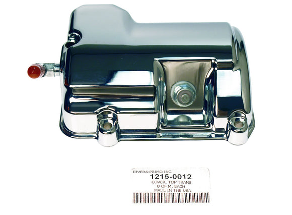 CHROME TOP TRANSMISSION COVER ASSEMBLY. - Rivera Primo