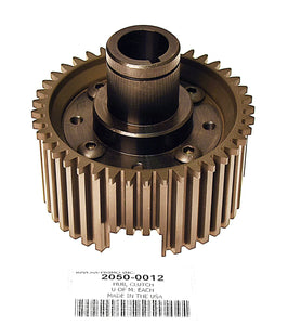 Hub Assembly, Clutch with Tapered Shaft and Classic Belt Drive - Rivera Primo