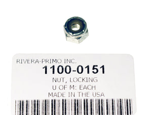 NYLOC Nut 1/4-20. ZINC PLATED. - Rivera Primo