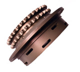 ONE PIECE CHAIN DRIVE Clutch SHELL WITH 36 TOOTH DRIVE SPROCKET. - Rivera Primo