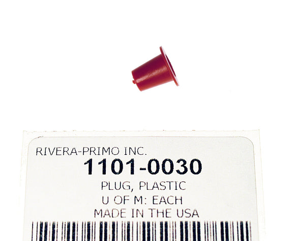 Plug, Red Plastic 1/4