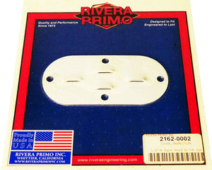 Polished Aluminum Louvered Inspection Cover - Rivera Primo