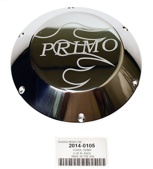 PRIMO BILLET ALUMINUM ROUND DERBY COVER - Rivera Primo