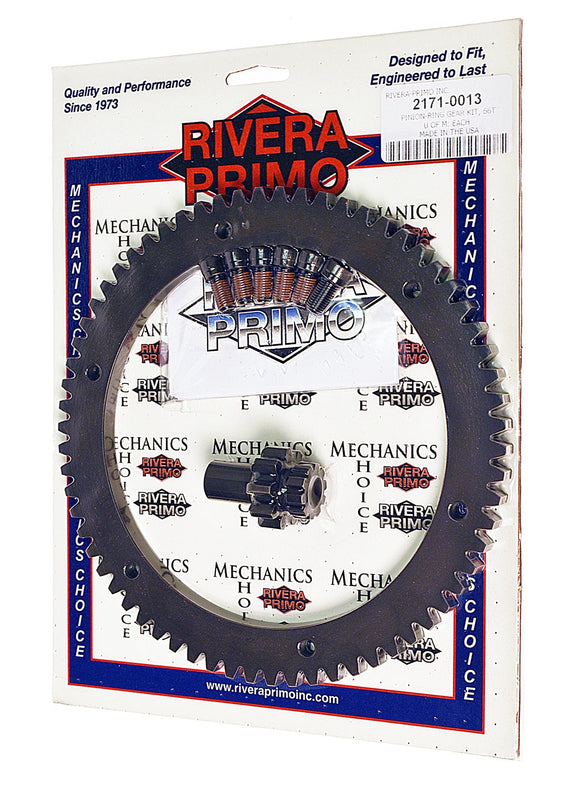 RING GEAR KIT - (66T and 9T Pinion)with Screws - Rivera Primo