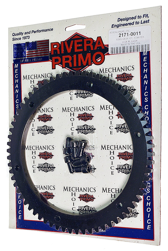 RING GEAR KIT - (66T)w/ith - OEM Chain Baskets 1990-1997 - Rivera Primo