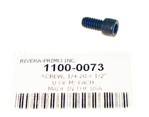 Screw, 1/4 x 20 x 1/2 SHCS. BLACK OXIDE. - Rivera Primo