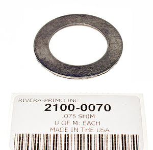 Shim, Front Pulley - .075" - Rivera Primo