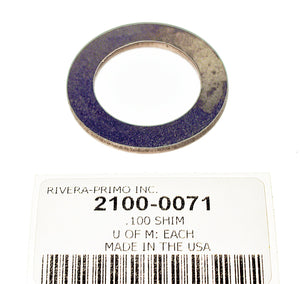 Shim, Front Pulley - .100" - Rivera Primo