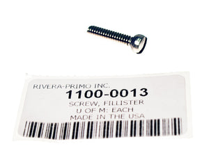 STAINLESS STEEL SLOTTED FILLISTER MACHINE SCREW 10/24 X 7/8". - Rivera Primo