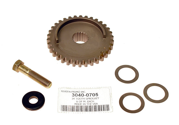 Twin Cam 34 Tooth Sprocket(SPLINED 2000-2006) - Rivera Primo