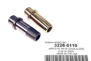 VALVE GUIDE WITH SNAP ON VITON SEAL. FITS 1983-UP EVO 80" - Rivera Primo