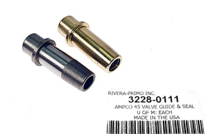 VALVE GUIDE WITH SNAP ON VITON SEAL. FITS 1983-UP EVO 80" - Rivera Primo