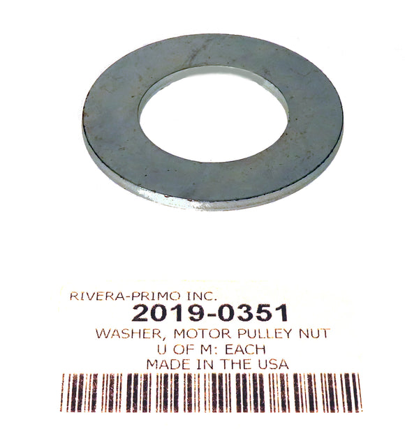 Washer, Motor Front Pulley Nut - Rivera Primo